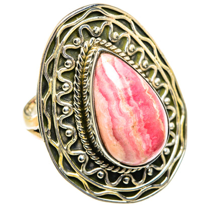Rhodochrosite Rings handcrafted by Ana Silver Co - RING80827