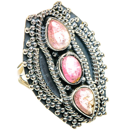Pink Tourmaline Rings handcrafted by Ana Silver Co - RING80830