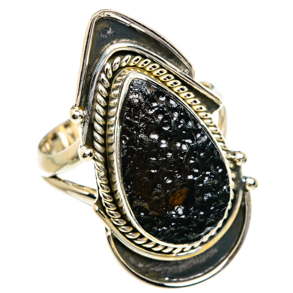 Tektite Rings handcrafted by Ana Silver Co - RING80833