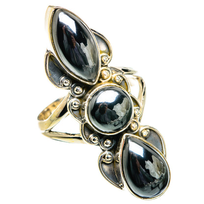 Hematite Rings handcrafted by Ana Silver Co - RING80842