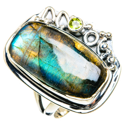 Labradorite Rings handcrafted by Ana Silver Co - RING80849
