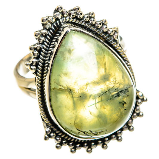 Prehnite Rings handcrafted by Ana Silver Co - RING80851