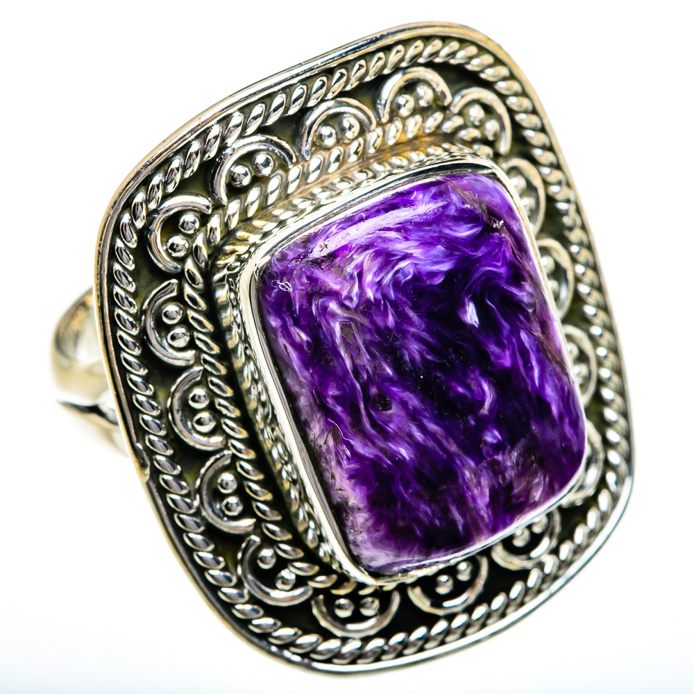 Charoite Rings handcrafted by Ana Silver Co - RING80861