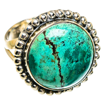 Tibetan Turquoise Rings handcrafted by Ana Silver Co - RING80879