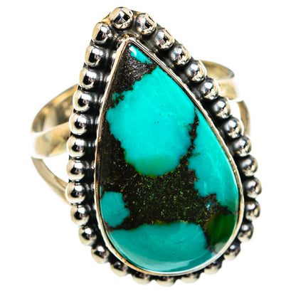 Tibetan Turquoise Rings handcrafted by Ana Silver Co - RING80880
