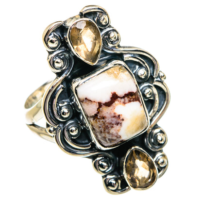 Peanut Wood Jasper Rings handcrafted by Ana Silver Co - RING80882