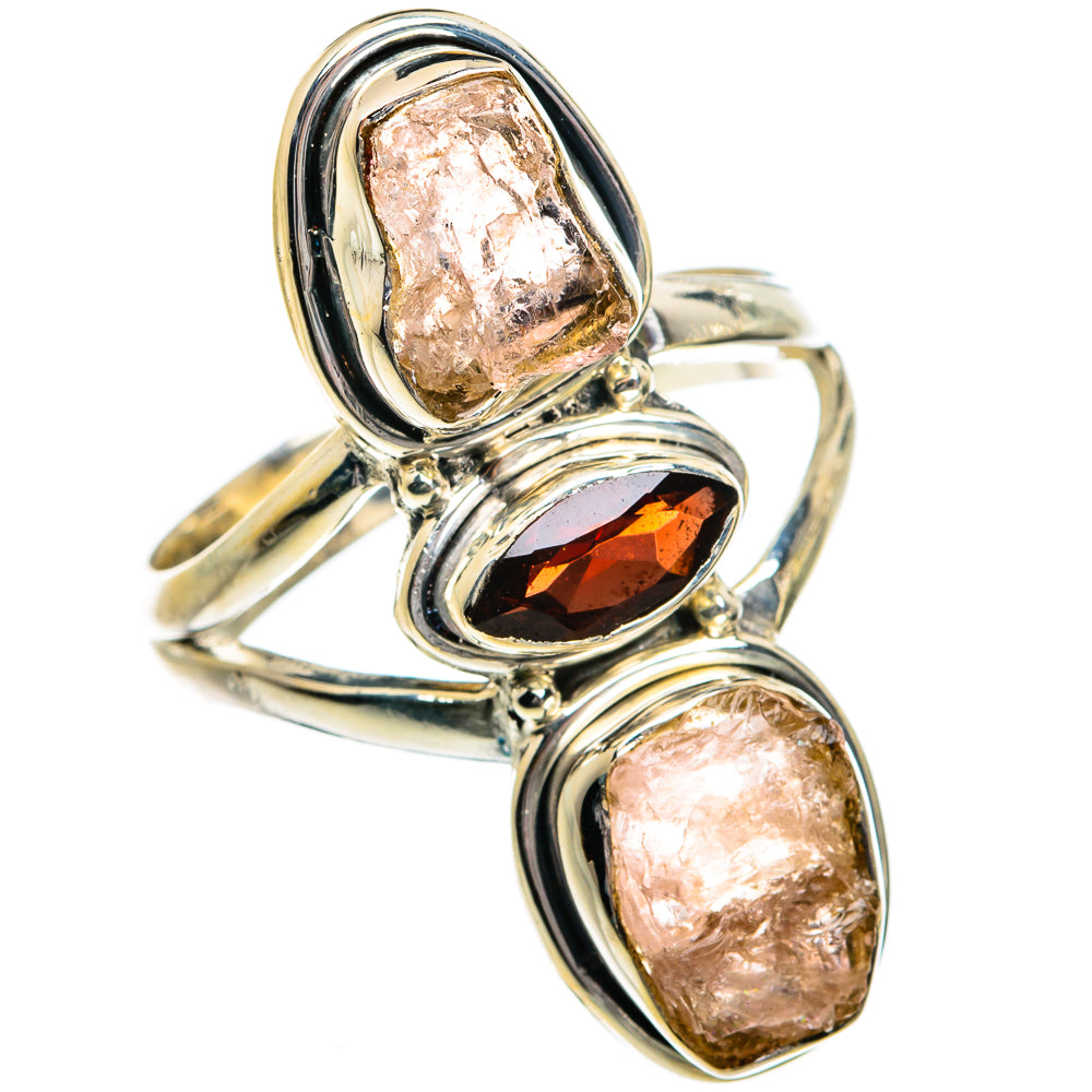 Rose Quartz Rings handcrafted by Ana Silver Co - RING80886