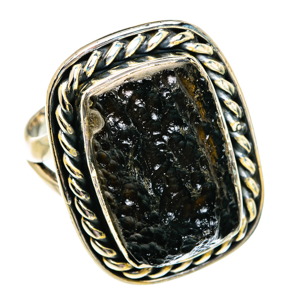 Tektite Rings handcrafted by Ana Silver Co - RING80893 - Photo 2