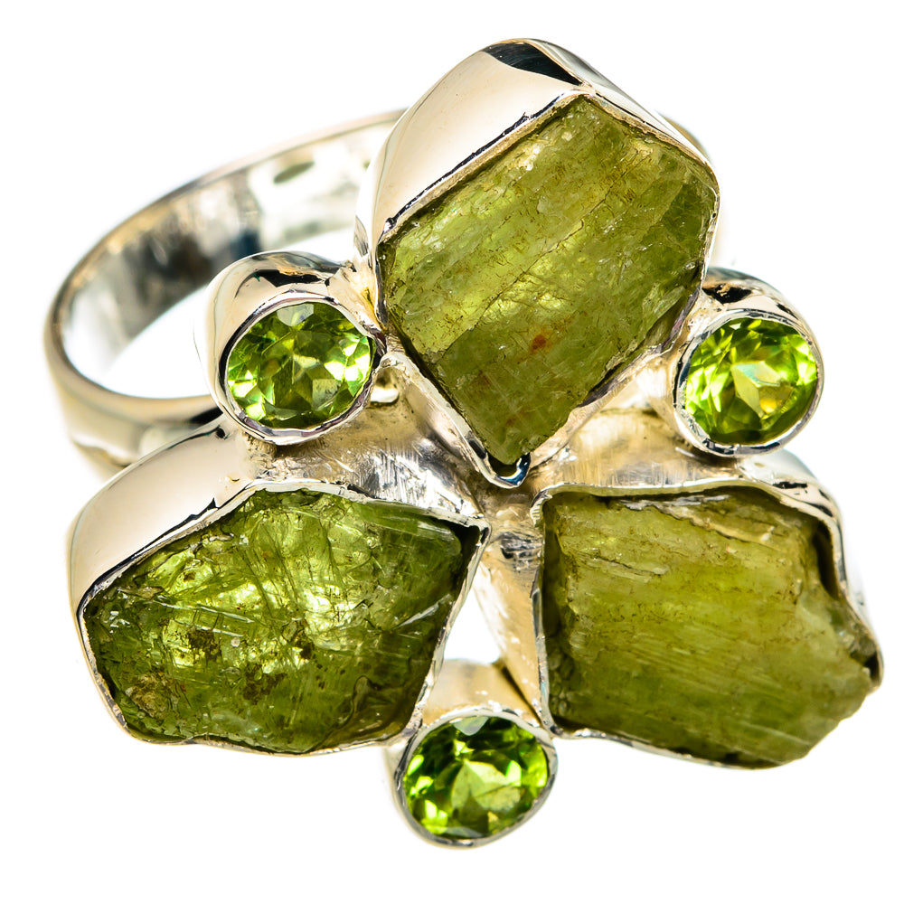 Green Kyanite Rings handcrafted by Ana Silver Co - RING80916