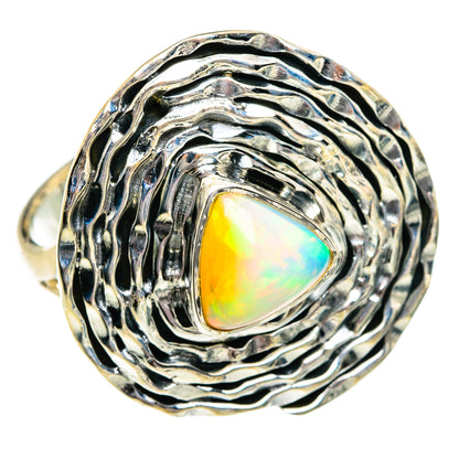 Ethiopian Opal Rings handcrafted by Ana Silver Co - RING80935