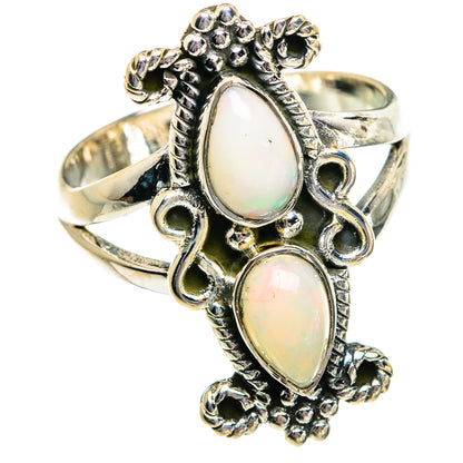Ethiopian Opal Rings handcrafted by Ana Silver Co - RING80937