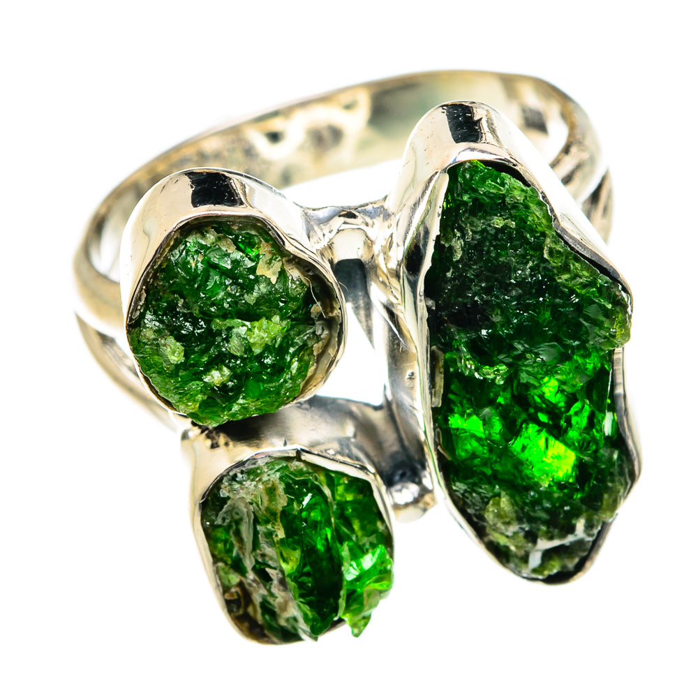 Chrome Diopside Rings handcrafted by Ana Silver Co - RING80953