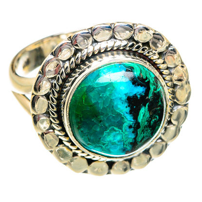 Chrysocolla Rings handcrafted by Ana Silver Co - RING80955