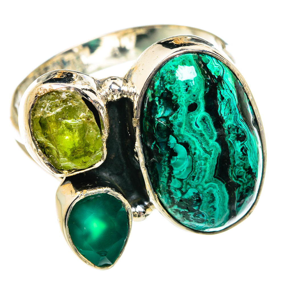 Chrysocolla Rings handcrafted by Ana Silver Co - RING80956