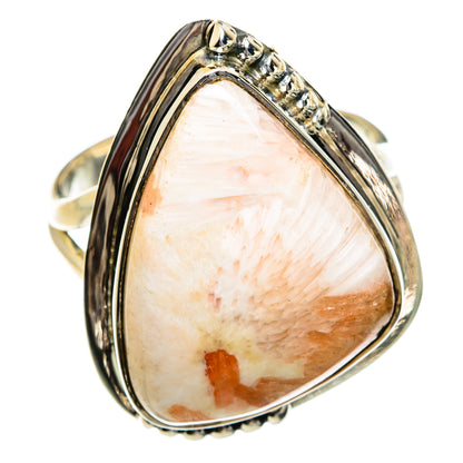 Scolecite Rings handcrafted by Ana Silver Co - RING80960