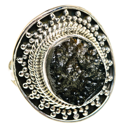 Tektite Rings handcrafted by Ana Silver Co - RING80967 - Photo 2