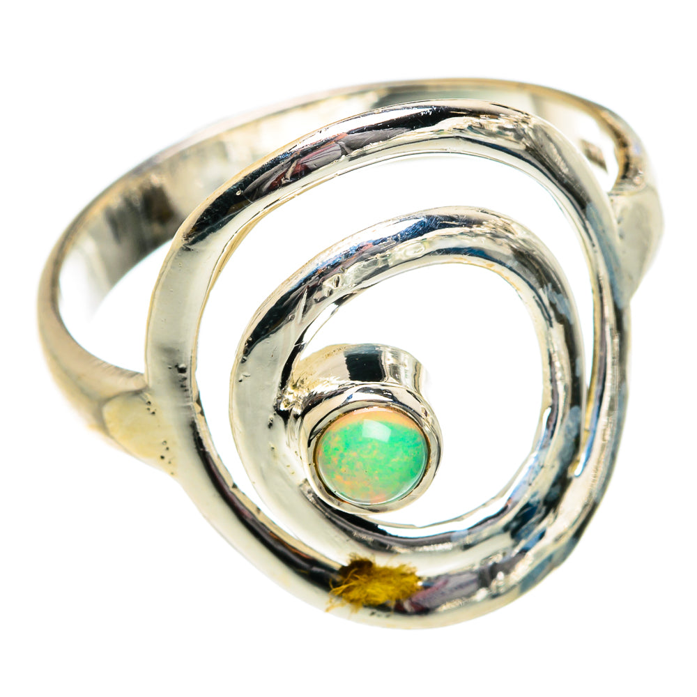 Ethiopian Opal Rings handcrafted by Ana Silver Co - RING80976