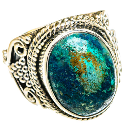 Chrysocolla Rings handcrafted by Ana Silver Co - RING80979