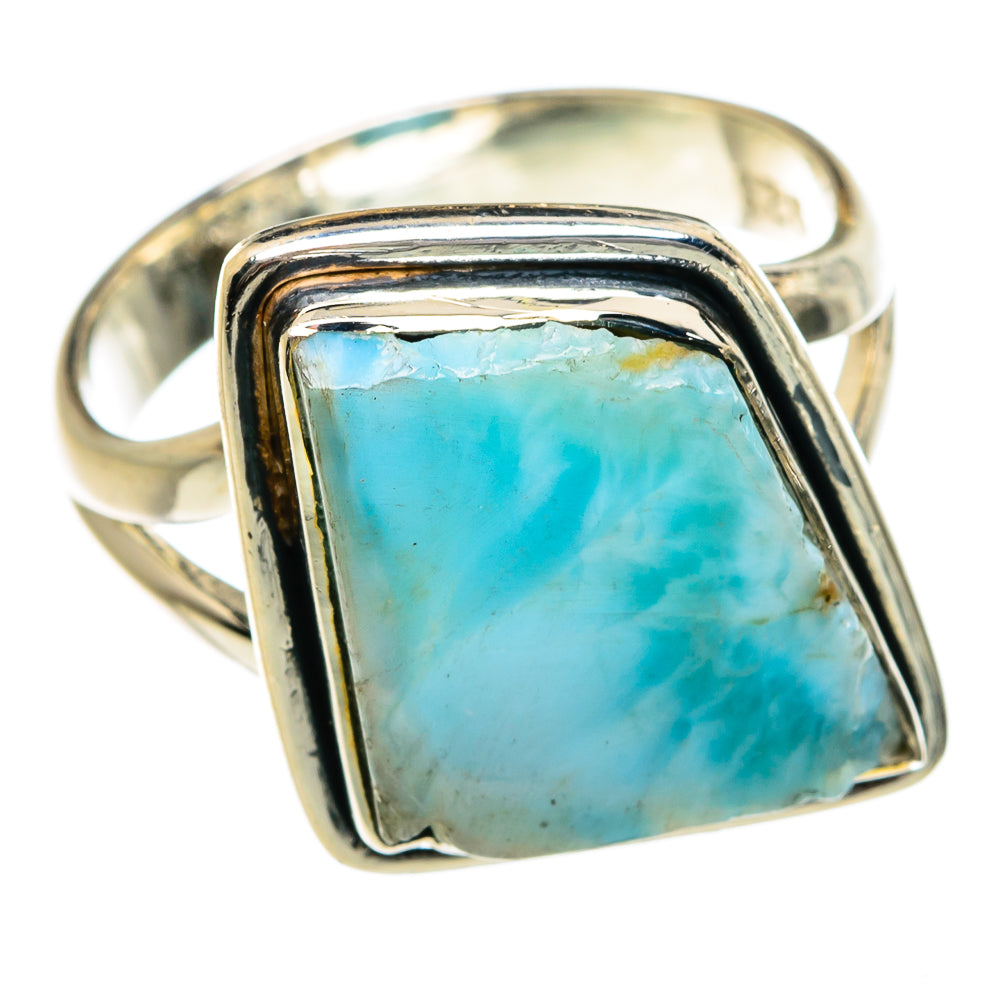 Larimar Rings handcrafted by Ana Silver Co - RING80983