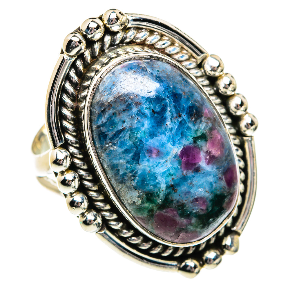 Ruby Fuchsite Rings handcrafted by Ana Silver Co - RING80984