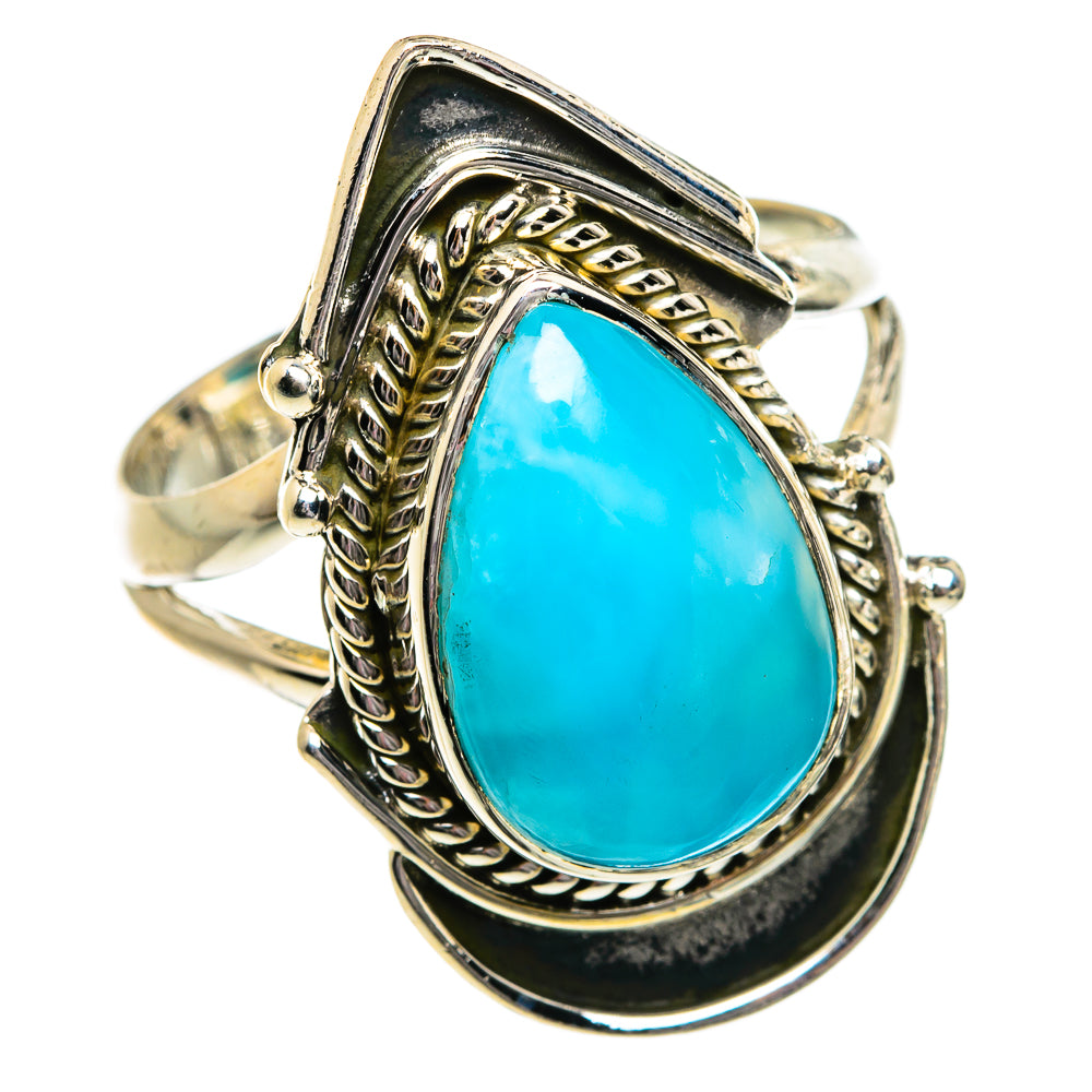 Larimar Rings handcrafted by Ana Silver Co - RING80986