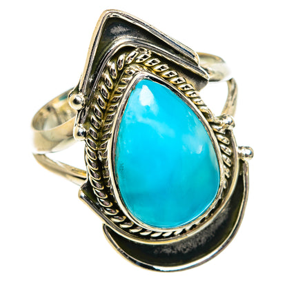 Larimar Rings handcrafted by Ana Silver Co - RING80986