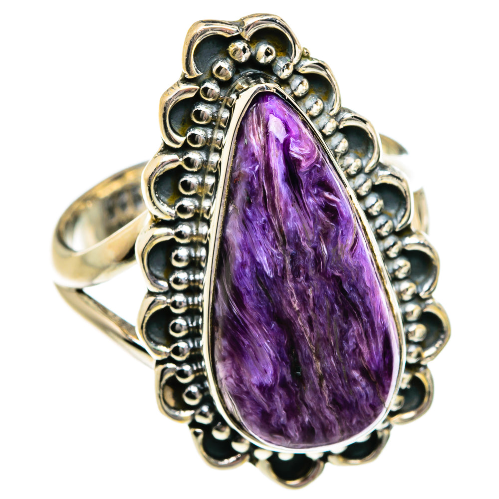 Charoite Rings handcrafted by Ana Silver Co - RING81001