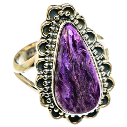 Charoite Rings handcrafted by Ana Silver Co - RING81001