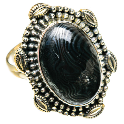 Psilomelane Rings handcrafted by Ana Silver Co - RING81002