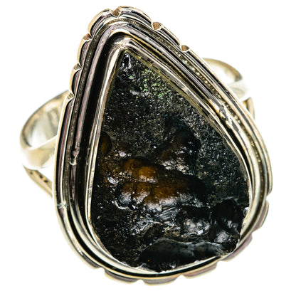 Tektite Rings handcrafted by Ana Silver Co - RING81003 - Photo 2