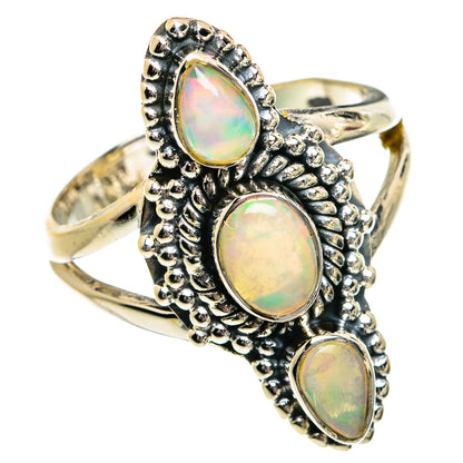 Ethiopian Opal Rings handcrafted by Ana Silver Co - RING81008