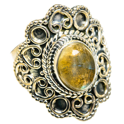 Labradorite Rings handcrafted by Ana Silver Co - RING81015