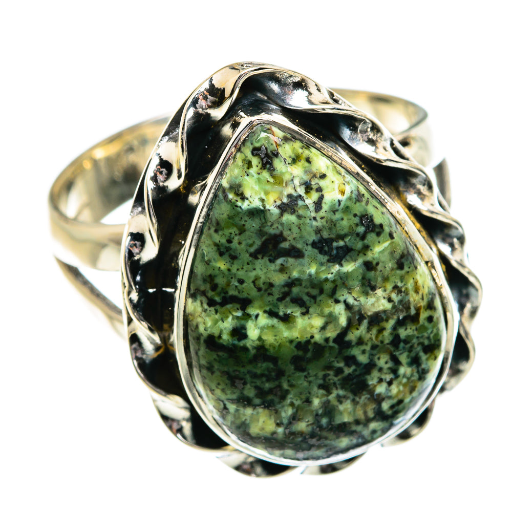 Lizard Jasper Rings handcrafted by Ana Silver Co - RING81024