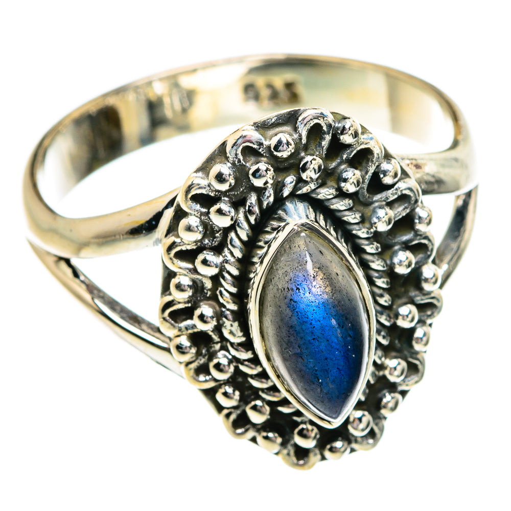 Labradorite Rings handcrafted by Ana Silver Co - RING81055