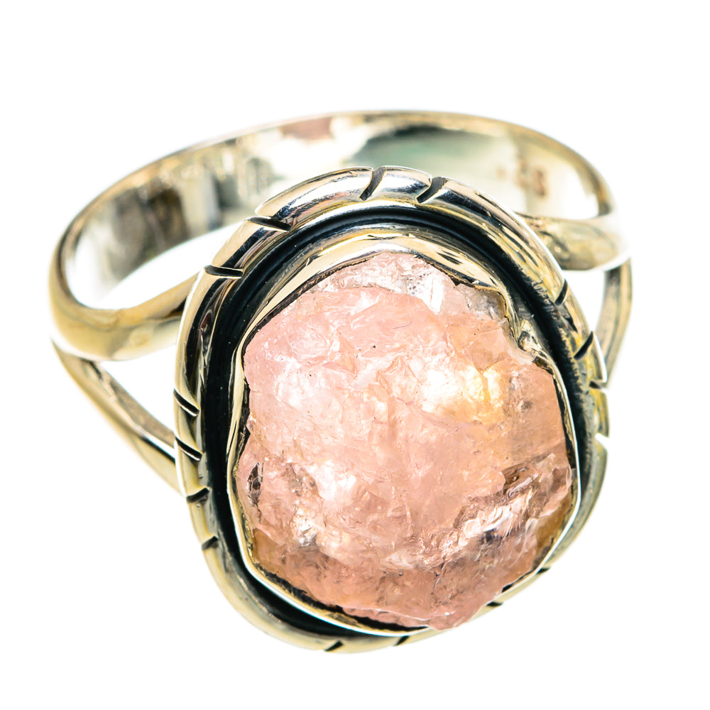 Rose Quartz Rings handcrafted by Ana Silver Co - RING81065