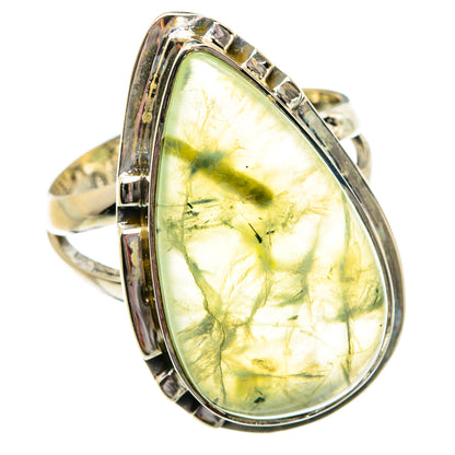 Prehnite Rings handcrafted by Ana Silver Co - RING81086