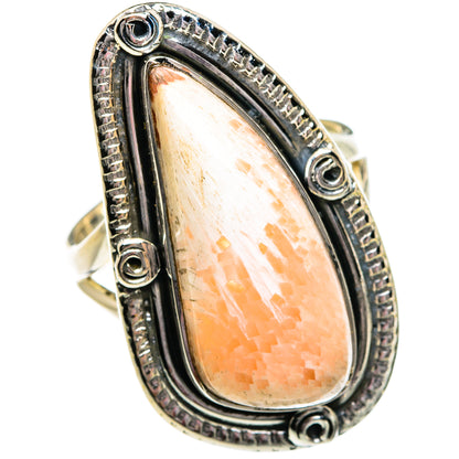 Scolecite Rings handcrafted by Ana Silver Co - RING81091