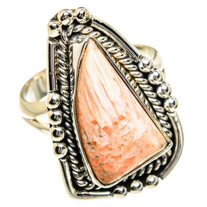 Scolecite Rings handcrafted by Ana Silver Co - RING81092