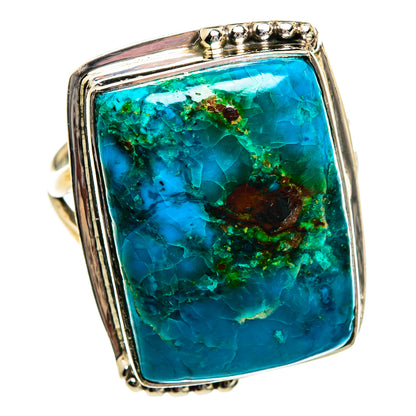 Chrysocolla Rings handcrafted by Ana Silver Co - RING81110