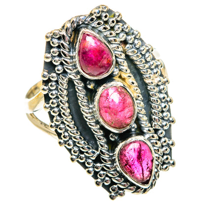 Pink Tourmaline Rings handcrafted by Ana Silver Co - RING81125