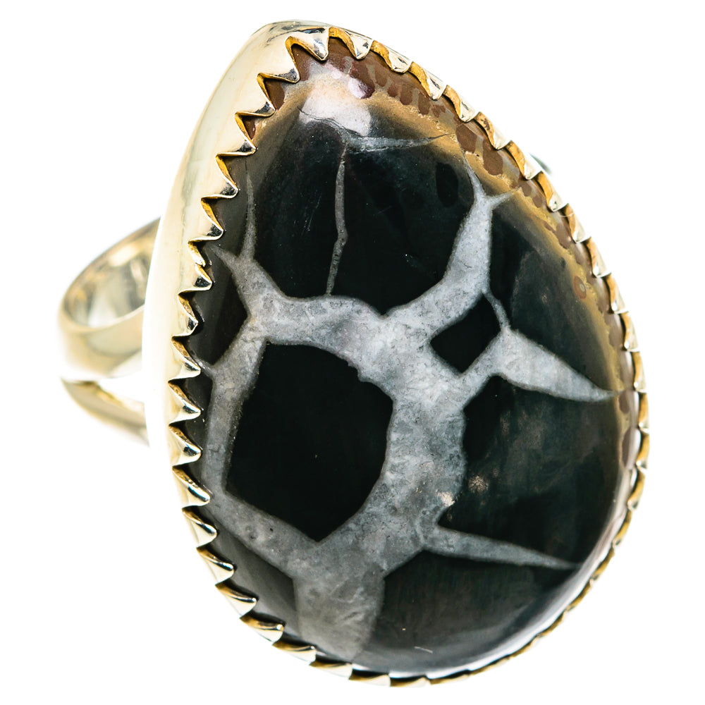 Septarian Geode Rings handcrafted by Ana Silver Co - RING81129