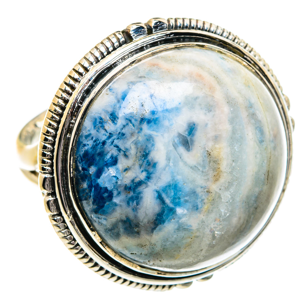 Blue Scheelite Rings handcrafted by Ana Silver Co - RING81139