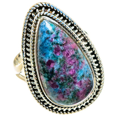 Ruby Fuchsite Rings handcrafted by Ana Silver Co - RING81144