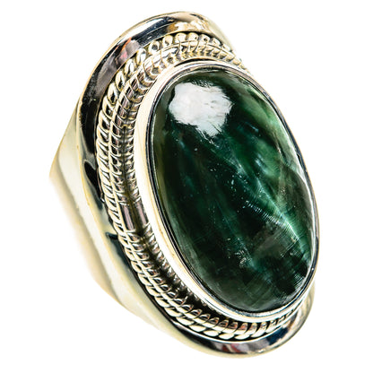 Seraphinite Rings handcrafted by Ana Silver Co - RING81147