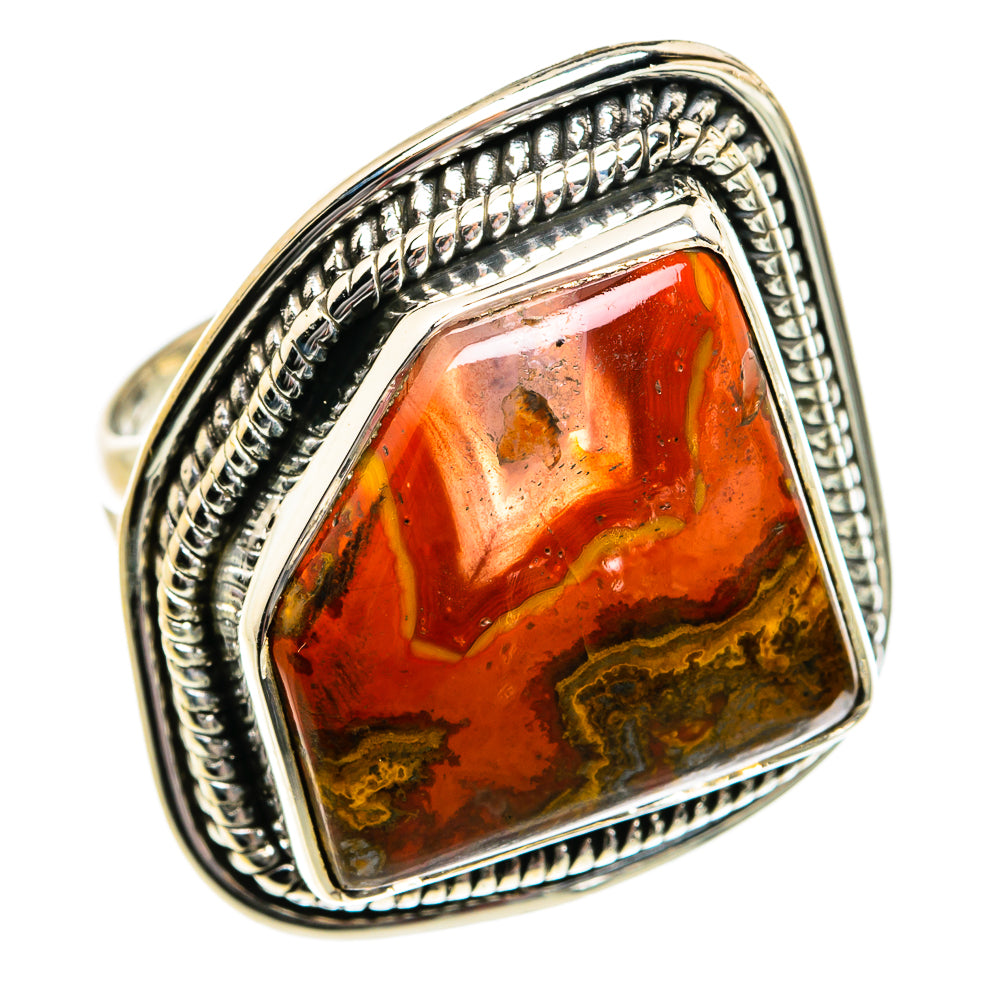 Moroccan Agate Rings handcrafted by Ana Silver Co - RING81152
