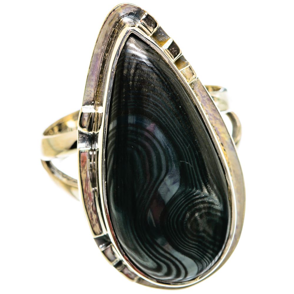 Psilomelane Rings handcrafted by Ana Silver Co - RING81159