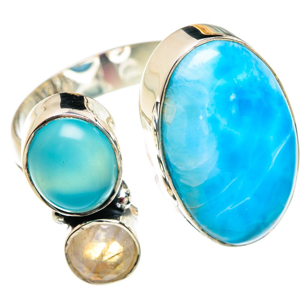 Larimar Rings handcrafted by Ana Silver Co - RING81169