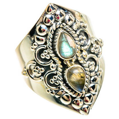 Labradorite Rings handcrafted by Ana Silver Co - RING81171