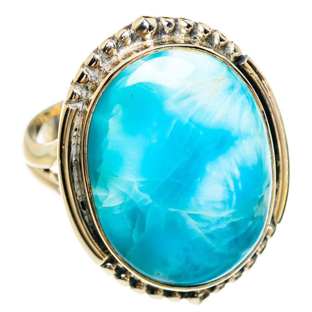 Larimar Rings handcrafted by Ana Silver Co - RING81178