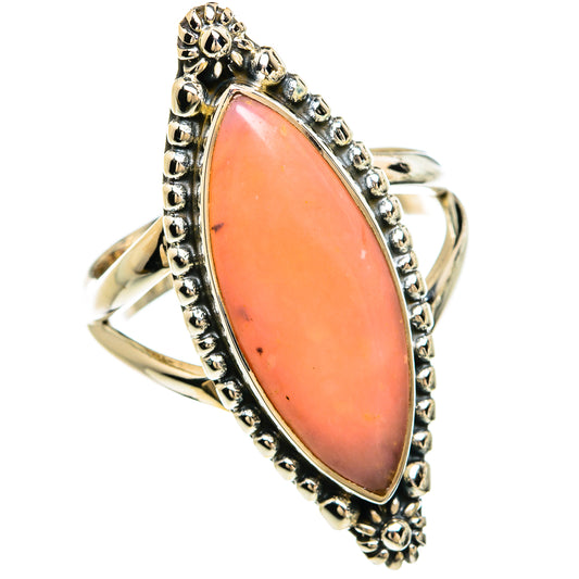 Pink Opal Rings handcrafted by Ana Silver Co - RING81188
